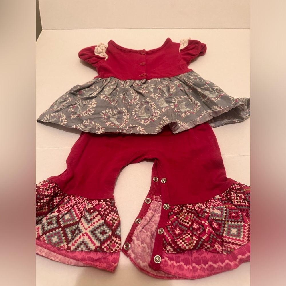 12M Ricrac & Ruffles Skirted Romper - Picture 11 of 11
